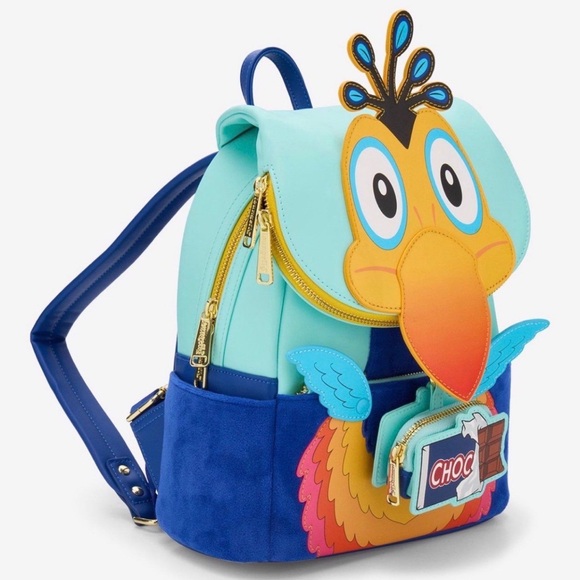 NWT Loungefly Disney Pixar Up Kevin Figural Mini Backpack. - Picture 2 of 4